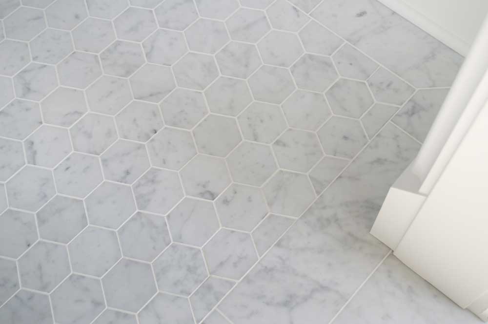Bianco Venatino 3in Hexagon 2x16 001